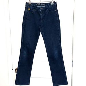 Second Yoga jeans straight leg dark wash 29